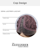 Sophia (Exclusive) | Lace Front & Monofilament Part Synthetic Wig by Alexander