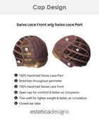 Shai | Lace Front & Monofilament Part Synthetic Wig by Estetica