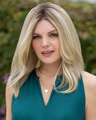 Top Blend 12 inch (Exclusive) | Monofilament Remy Human Hair Topper by Jon Renau