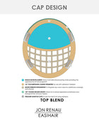 Top Blend 12 inch | Monofilament Remy Human Hair Topper by Jon Renau