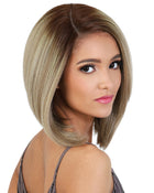HBL Frida | Lace Front & Lace Part Human Hair Blend Wig by Motown Tress