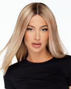 Sheer Top 14 inch | Monofilament Human Hair Topper by TressAllure