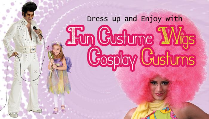 Dress up and Enjoy with Fun Custume Wigs | Cosplay Customs