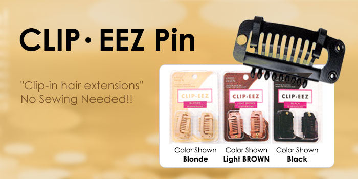 DIY: Clip Eez Pin &#8220;Clip-in hair extensions&#8221; No Sewing Needed!!