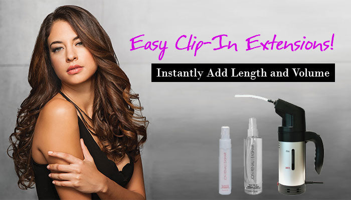Easy Clip-In Extensions!  Instantly Add Length and Volume