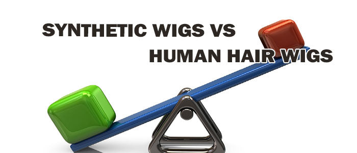 What is the difference between SYNTHETIC WIGS vs HUMAN HAIR WIGS?
