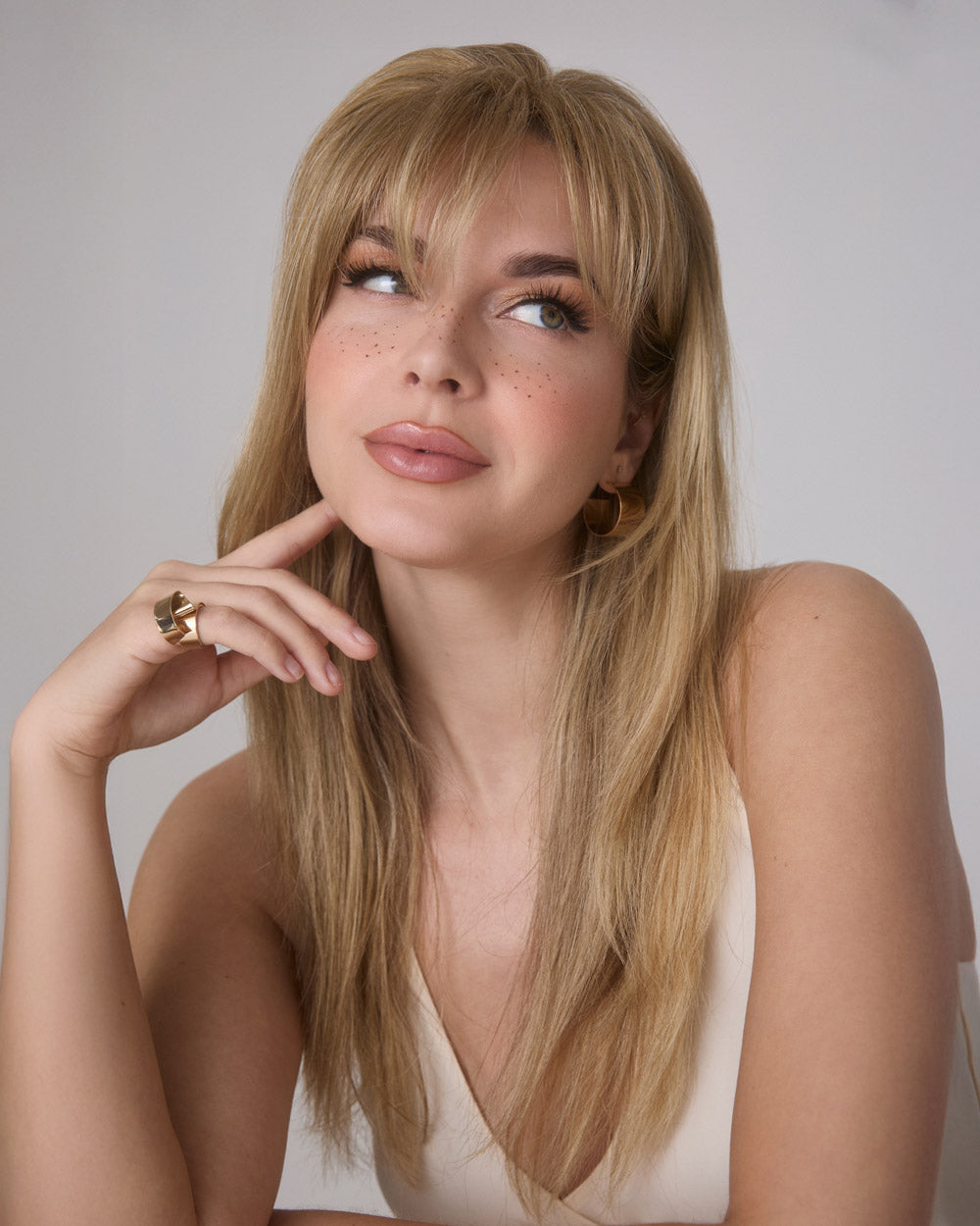 Fringe Flair | Monofilament Clip in Hair Piece by Amore