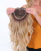 Premium 100% Handmade Topper 18 Wave in Honey with Chai Latte