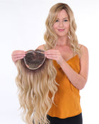 Premium 100% Handmade Topper 18 Wave in Honey with Chai Latte