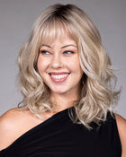 Simone | Lace Front & Monofilament Top Synthetic Wig by Belle Tress