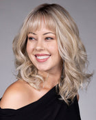 Simone | Lace Front & Monofilament Top Synthetic Wig by Belle Tress