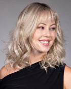 Simone | Lace Front & Monofilament Top Synthetic Wig by Belle Tress