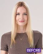 Barely There Straight 16 inch | Monofilament Synthetic Hair Topper by Envy