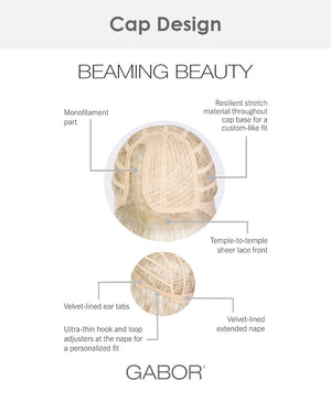 Beaming Beauty | Lace Front & Monofilament Part Synthetic Wig by Gabor