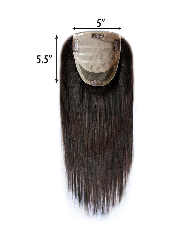 TP Secret | Monofilament Remy Human Hair Topper by Elegante