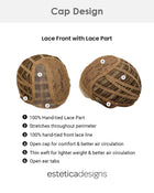 Wren | Lace Front & Monofilament Part Synthetic Wig by Estetica