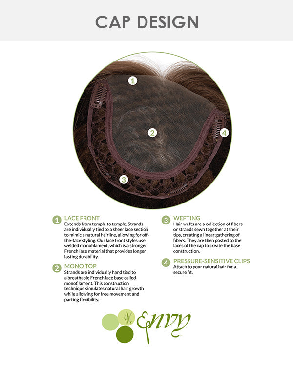 Long Topper in Medium Brown