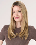 Barely There Straight 16 inch | Monofilament Synthetic Hair Topper by Envy