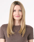 Barely There Straight 16 inch | Monofilament Synthetic Hair Topper by Envy