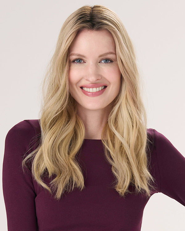 Barely There Wavy 16 inch | Monofilament Synthetic Hair Topper by Envy