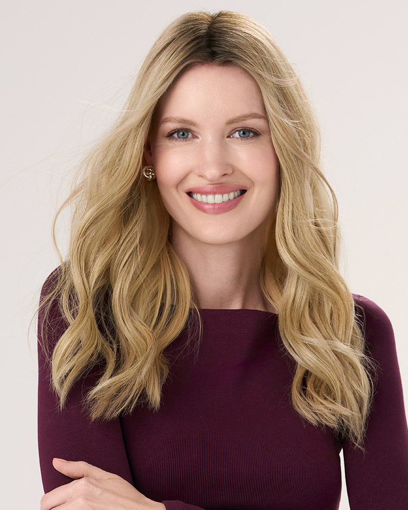 Barely There Wavy 16 inch | Monofilament Synthetic Hair Topper by Envy