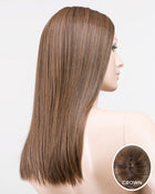 Sleek Mono Part-Petite/Average | Lace Front & Monofilament Part Synthetic Wig by Ellen Wille