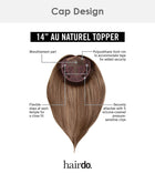14 inch Au Naturel Topper | Monofilament Part Synthetic Hair by Hairdo