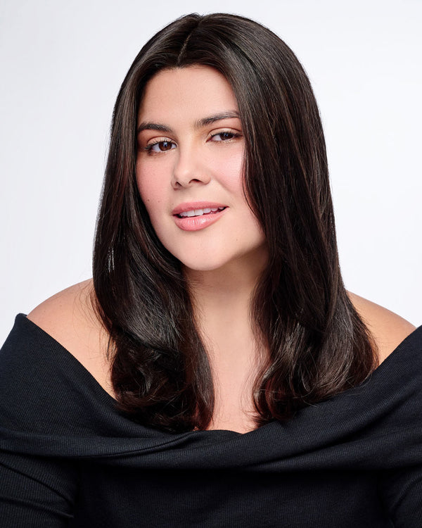 14 inch Au Naturel Topper | Monofilament Part Synthetic Hair by Hairdo