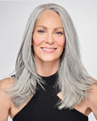 14 inch Au Naturel Topper | Monofilament Part Synthetic Hair by Hairdo