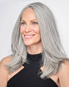 14 inch Au Naturel Topper | Monofilament Part Synthetic Hair by Hairdo