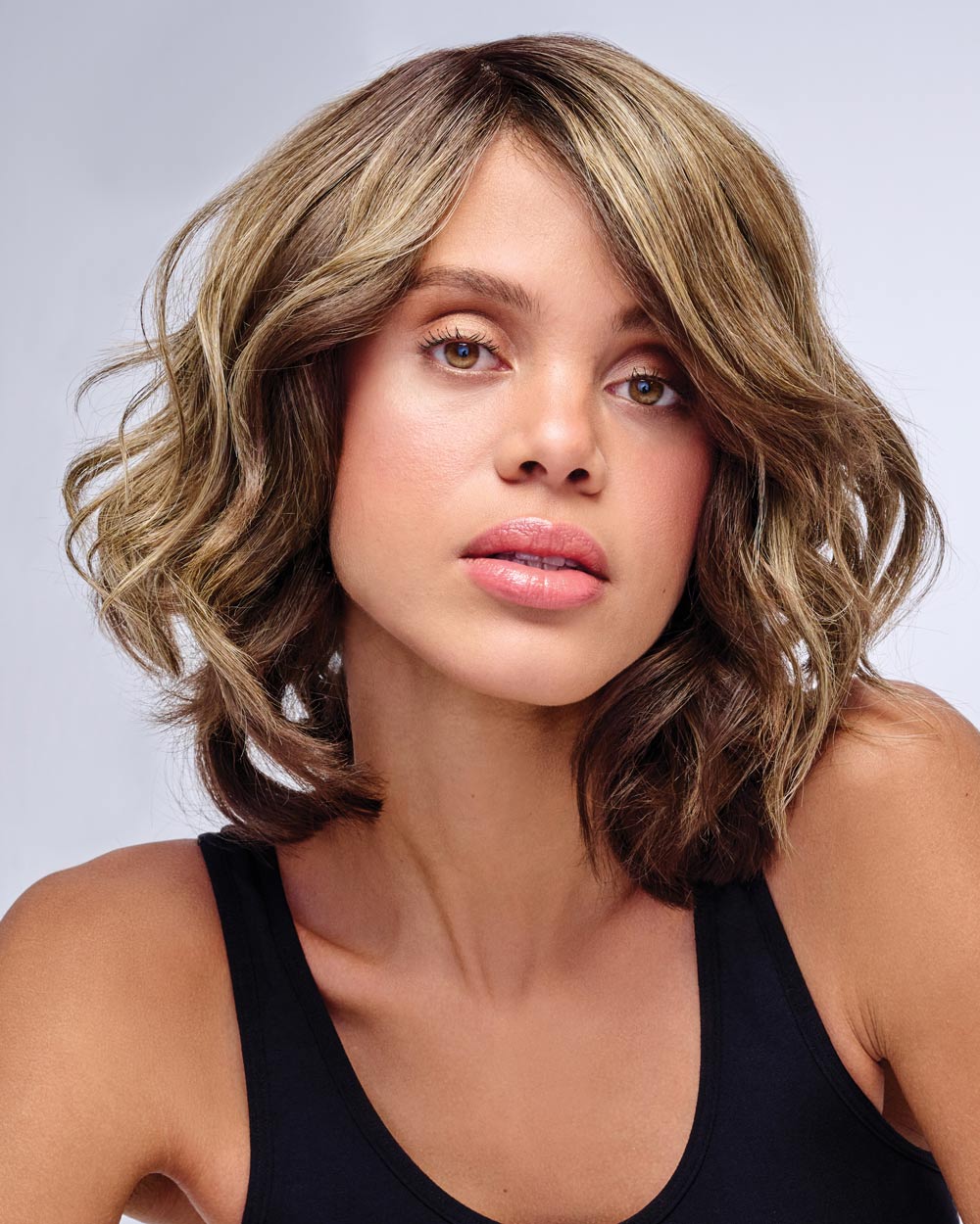 10 inch Au Naturel Waves Topper | Monofilament Part Synthetic Hair by Hairdo
