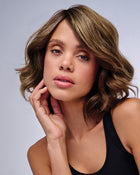 10 inch Au Naturel Waves Topper | Monofilament Part Synthetic Hair by Hairdo