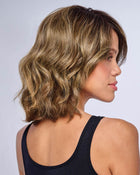 10 inch Au Naturel Waves Topper | Monofilament Part Synthetic Hair by Hairdo