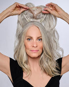 16 inch Au Naturel Waves Topper | Monofilament Part Synthetic Hair by Hairdo