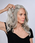 16 inch Au Naturel Waves Topper | Monofilament Part Synthetic Hair by Hairdo