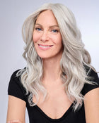 16 inch Au Naturel Waves Topper | Monofilament Part Synthetic Hair by Hairdo