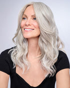 16 inch Au Naturel Waves Topper | Monofilament Part Synthetic Hair by Hairdo