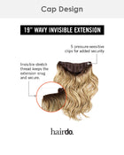 19 inch Wavy Invisible Extension | by Hairdo