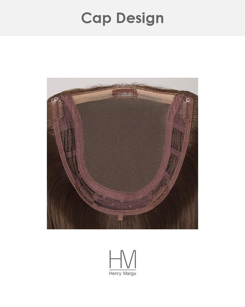 Nice | Monofilament Synthetic Hair Topper by Henry Margu