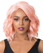 Swiss Lace Glanage in Peach