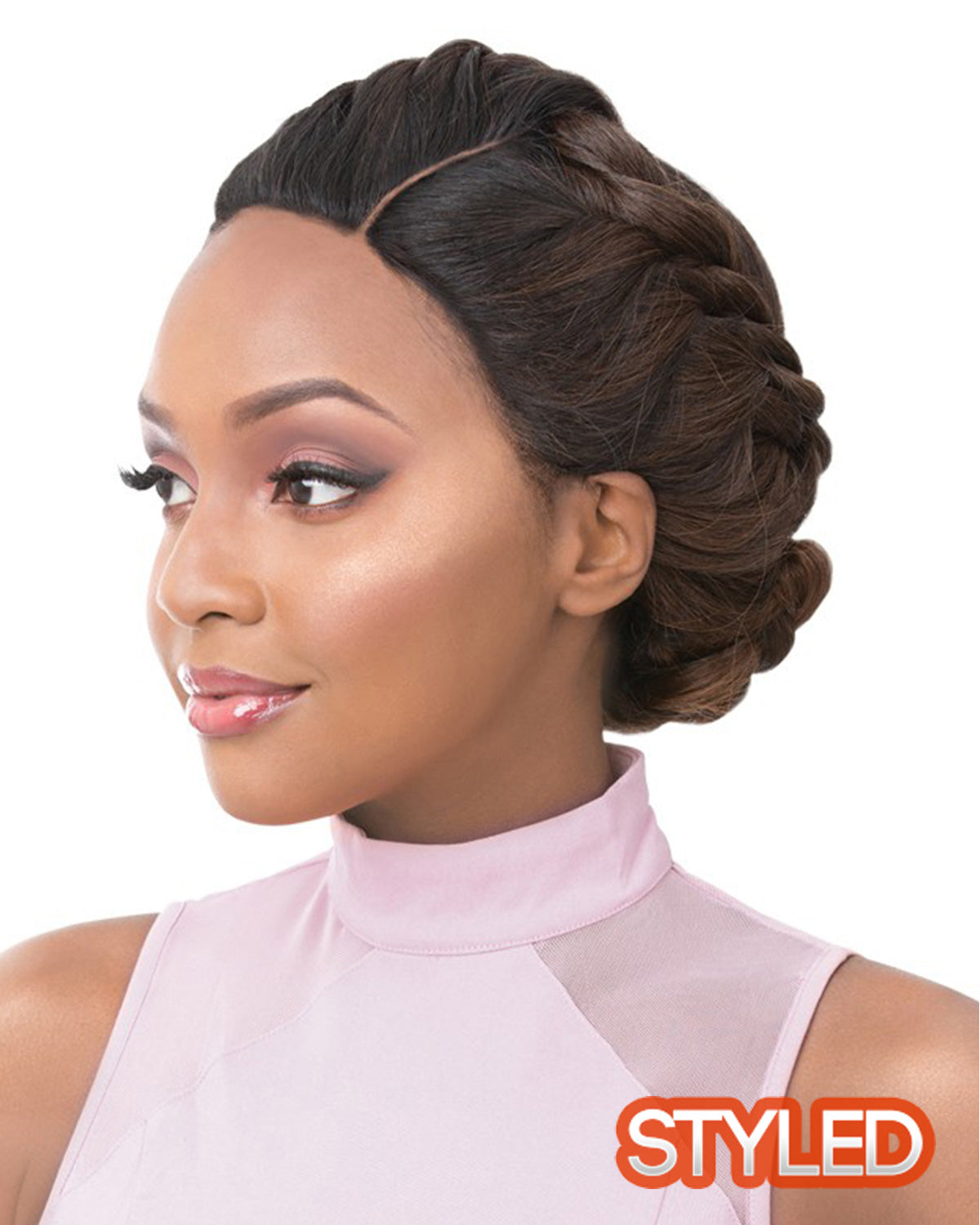 Vixen Y Yaki Straight Lace Front Human Hair Blend Wig by It's a