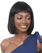 HH Bob w/Bang 10 | Human Hair Wig by It's a Wig