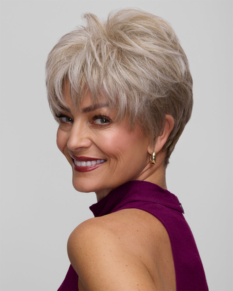 Tess Petite | Lace Front & Monofilament Top Synthetic Wig by Jon Renau