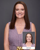 EasiPart XL Wide HH 14 inch | Monofilament Remy Human Hair Topper by Jon Renau