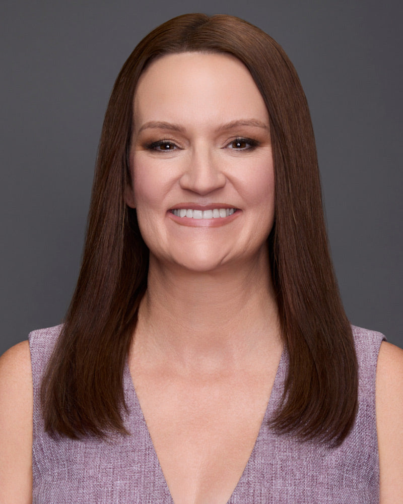 EasiPart XL Wide HH 14 inch (Exclusive) | Monofilament Remy Human Hair Topper by Jon Renau