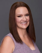 EasiPart XL Wide HH 14 inch | Monofilament Remy Human Hair Topper by Jon Renau