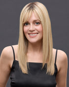 EasiTop Lite Petite HH 14 inch | Monofilament Human Hair Topper by Jon Renau