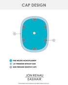 EasiTop Lite Petite HH 14 inch | Monofilament Human Hair Topper by Jon Renau