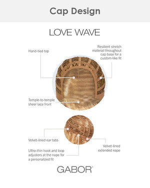 Love Wave | Lace Front & Monofilament Top Synthetic Wig by Gabor