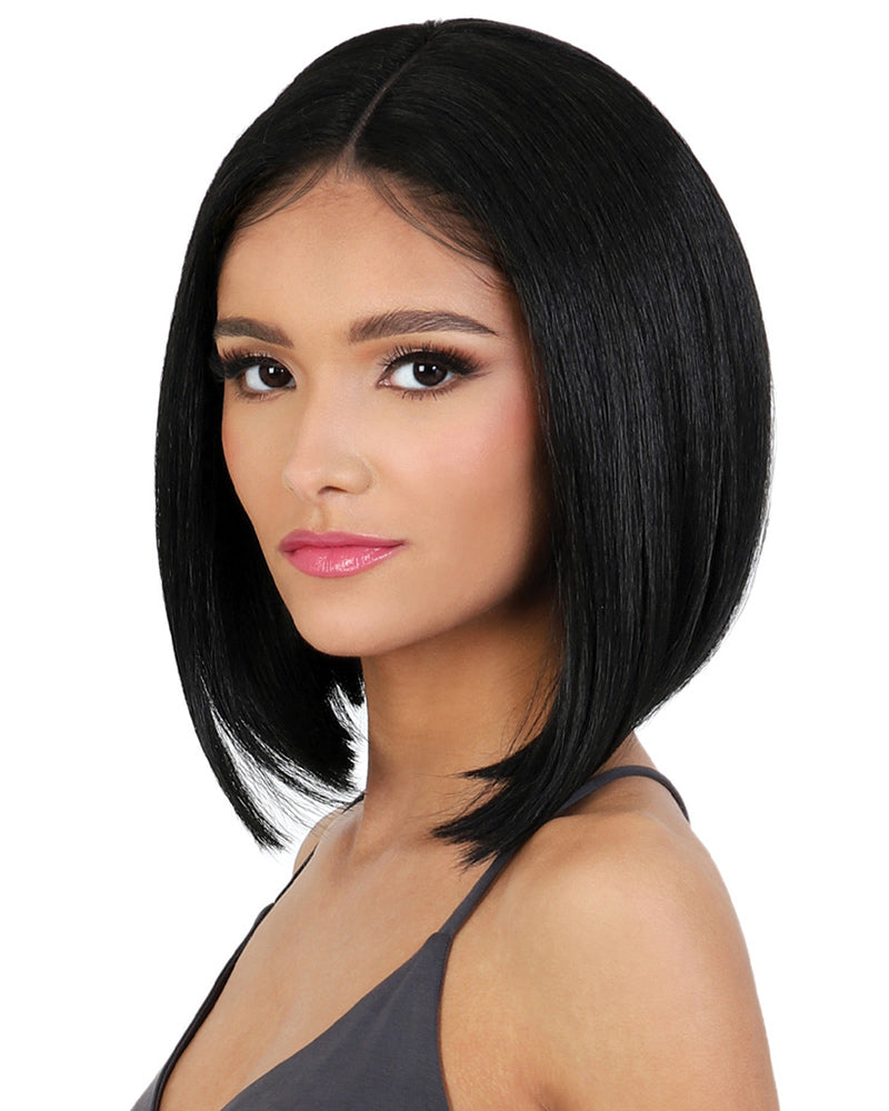 HBL Hali | Lace Front & Lace Part Human Hair Blend Wig by Motown Tress